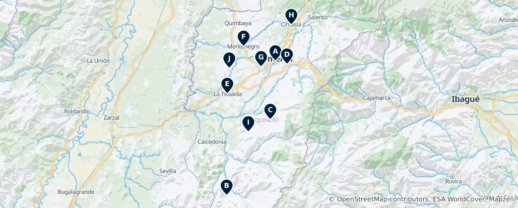 Mapa Historic Churches & Cathedrals