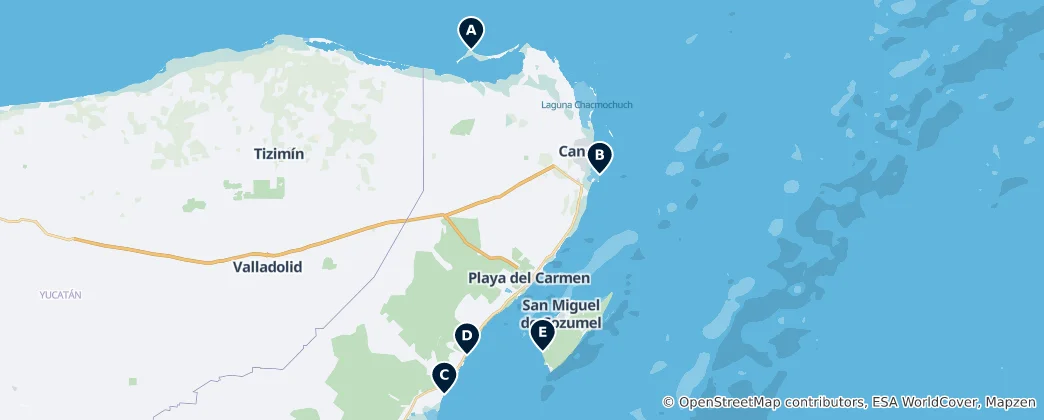 Mapa De Mexico's Coastal Gems