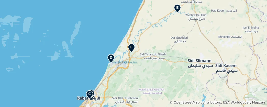Karte von Historical & Archaeological Sites