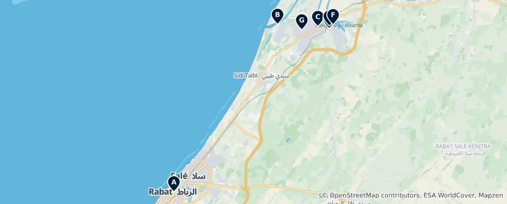 Mapa Traditional Markets & Souks