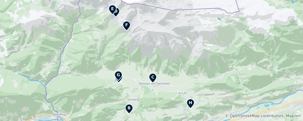 Mapa Outdoor Adventures