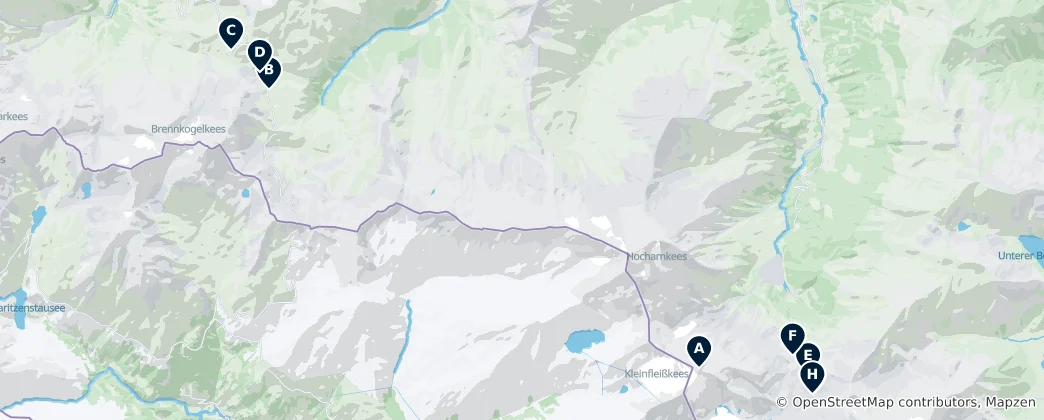 Map of Alpine Hidden Gems