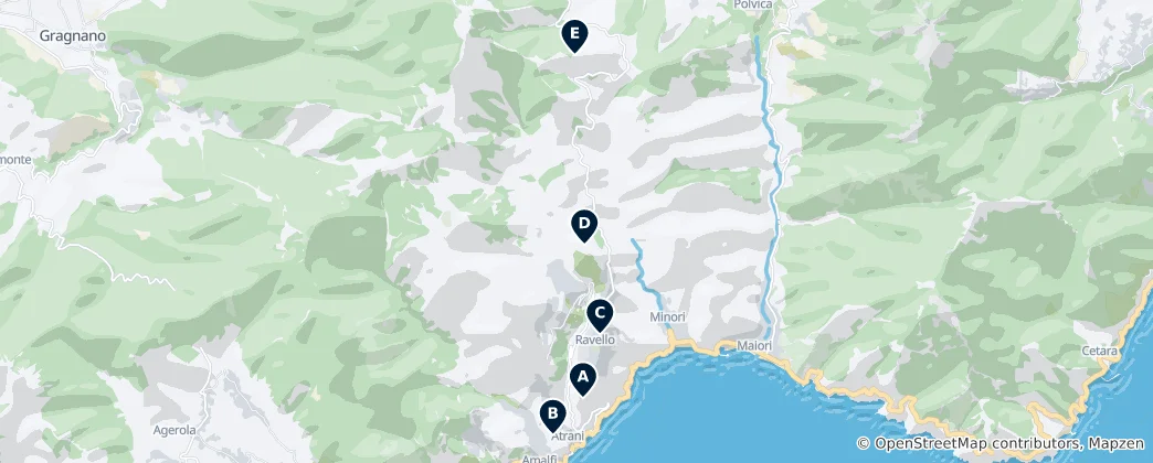 Carte de Scenic Viewpoints and Peaks
