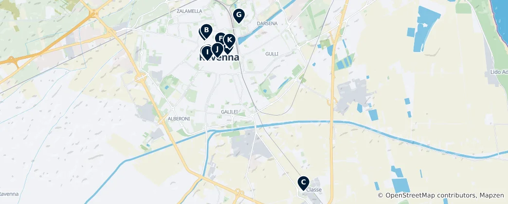 Map of Byzantine Treasures