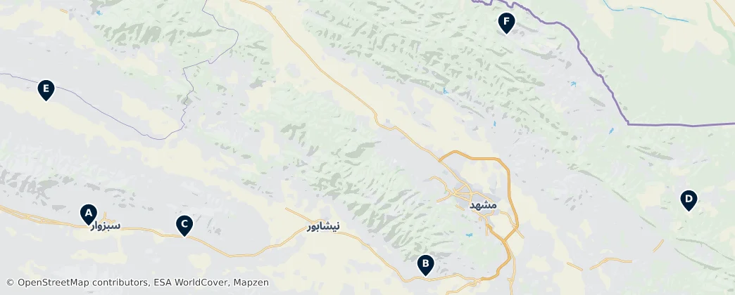 Historic Fortifications — Mappa