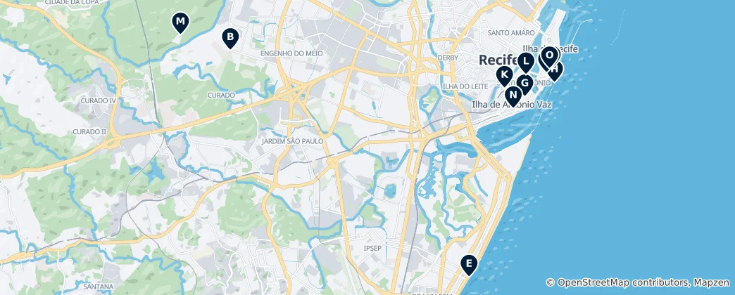 Carte de Recife Essentials