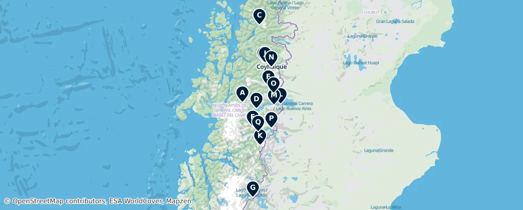 Mapa De Patagonia Viewpoints