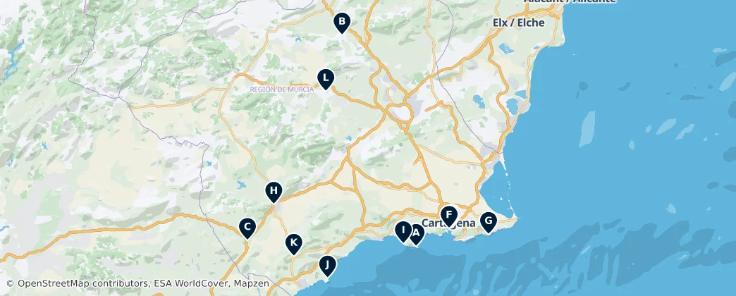 Mappa di Castles and Forts