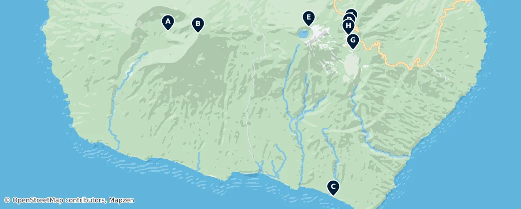 Reserva Científica de la Caldera de San Carlos Essentials — Mapa