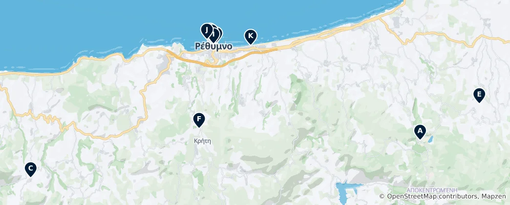 Mappa di Rethymno Essentials