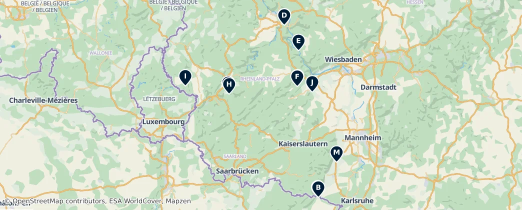 Religious Heritage Sites – Mapa