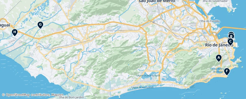 Landmarks & Monuments — Carte