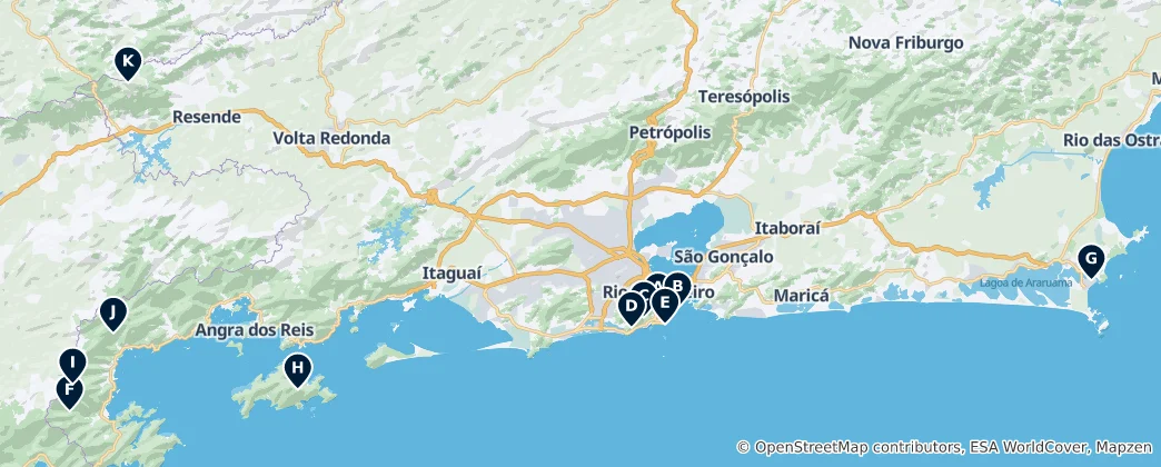Mappa di Viewpoints and Mountains