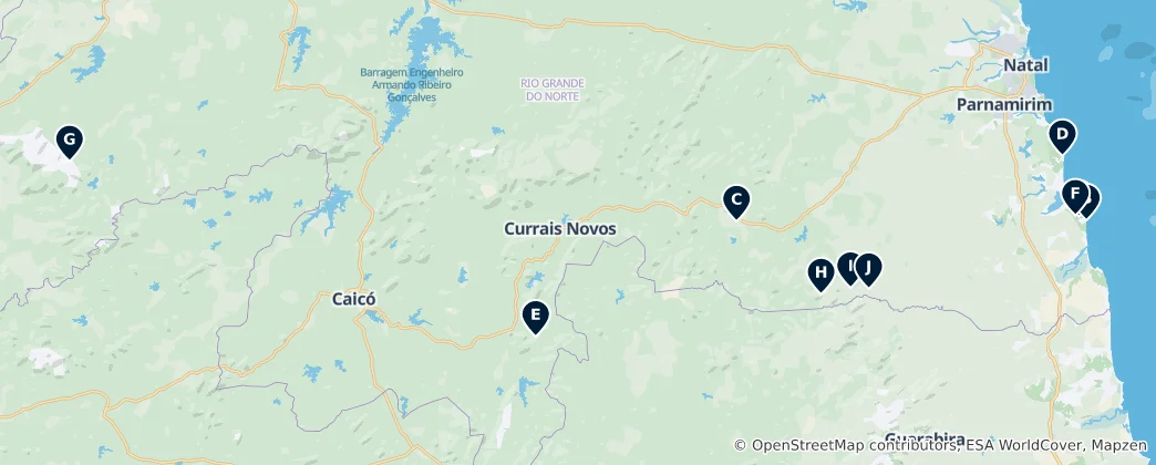 Mapa Best Viewpoints