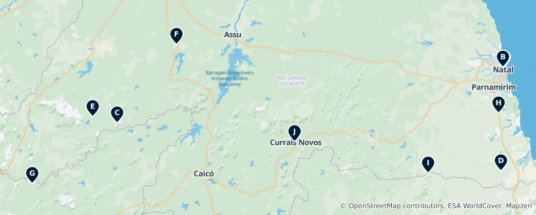 Mappa di Historic Churches & Sanctuaries