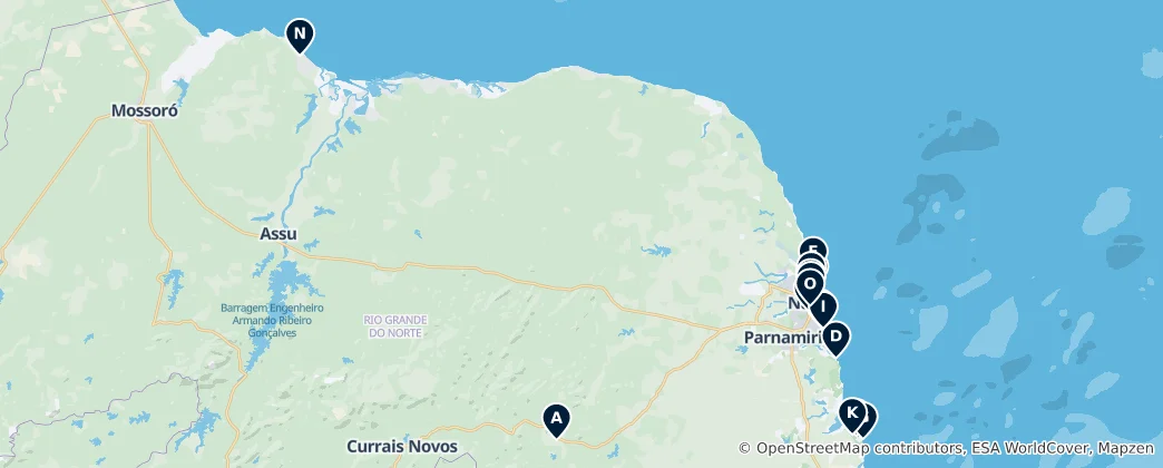 Mapa Rio Grande do Norte Essentials