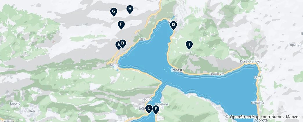 Mapa Coastal Viewpoints & Beaches