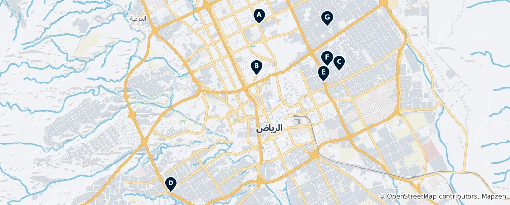 Mapa Authentic Riyadh Flavors