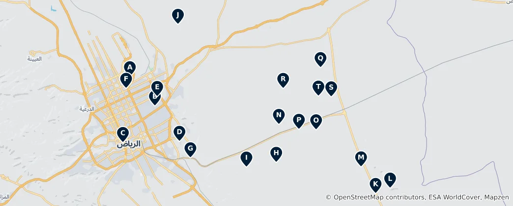 Mapa Riyadh's Elevated Vistas
