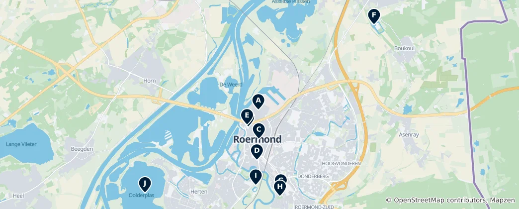 Roermond Essentials 지도