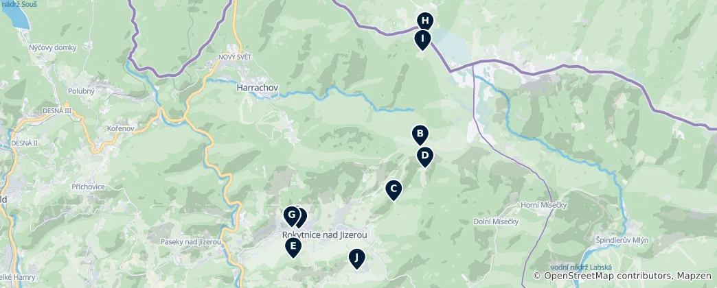 Mapa Rokytnice nad Jizerou Essentials