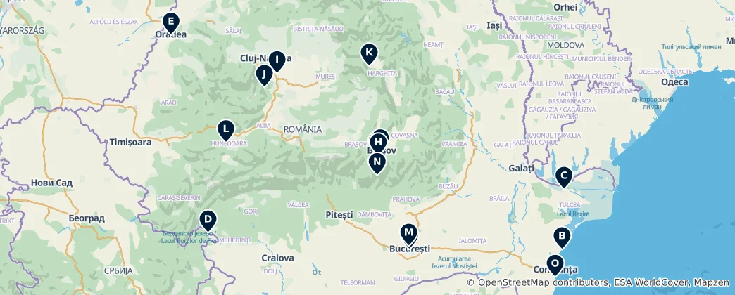 Mappa di Authentic Regional Cuisine