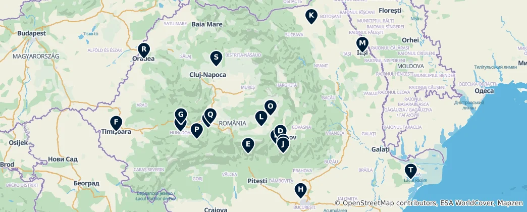 Mapa Zamki i Fortyfikacje