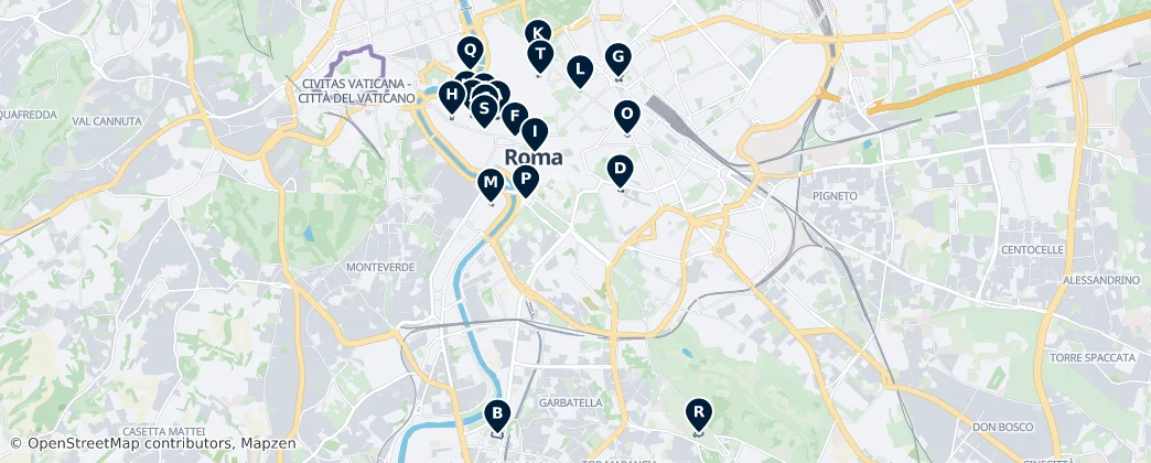Historic Churches — Map