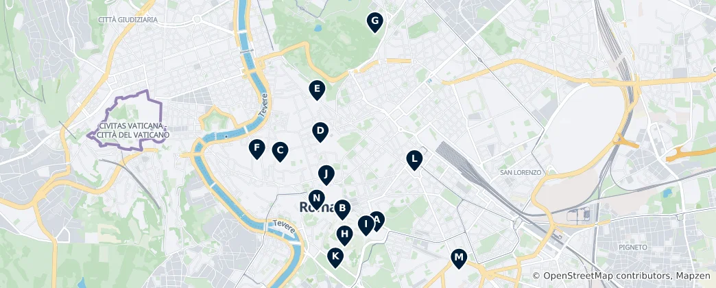 Mapa Rzym: Niezapomniane Ikony Wiecznego Miasta