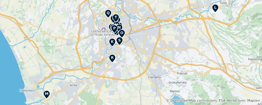 Карта Top Museums & UNESCO Sites