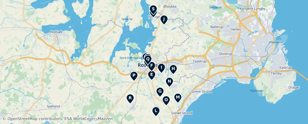 Map of Historic Churches and Places of Worship