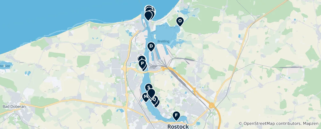 Mapa Maritime Attractions