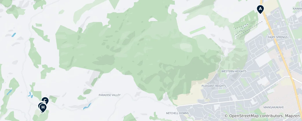 Map of Animal Encounters