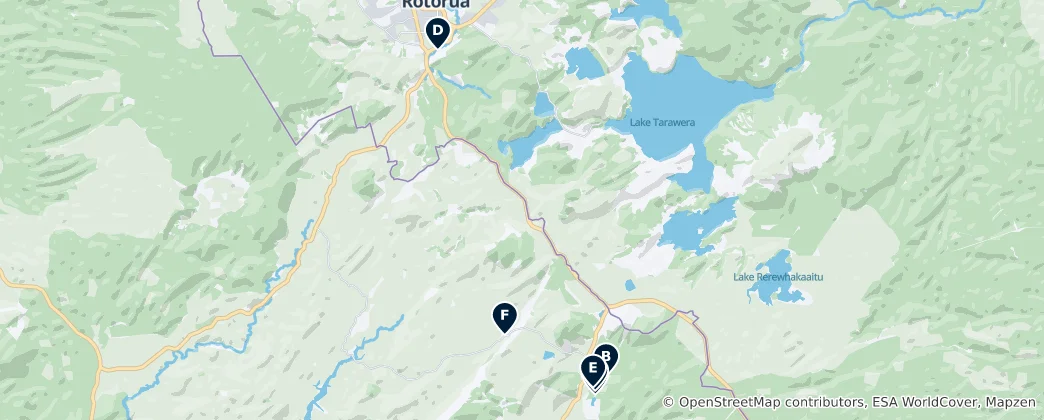 Map of Geothermal Wonders