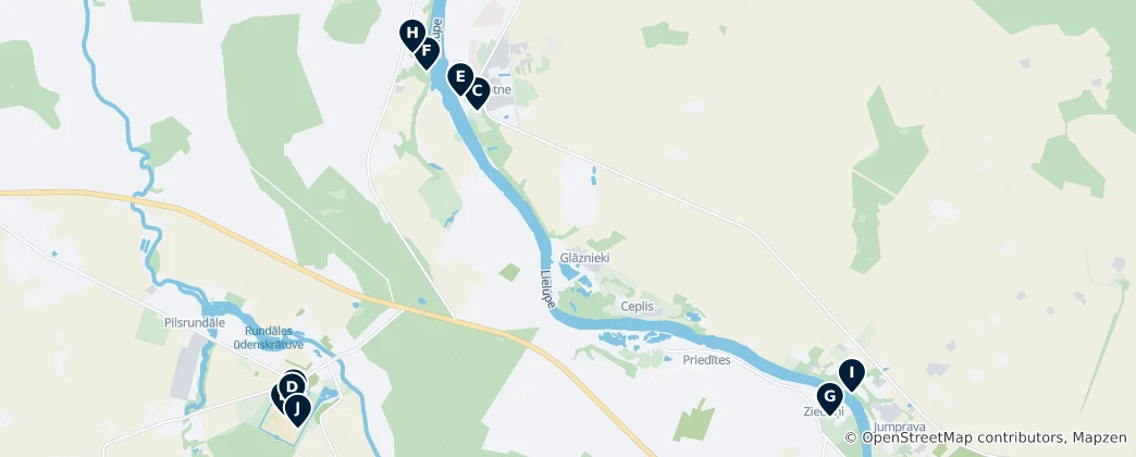 Mapa Rundāles pag. Essentials
