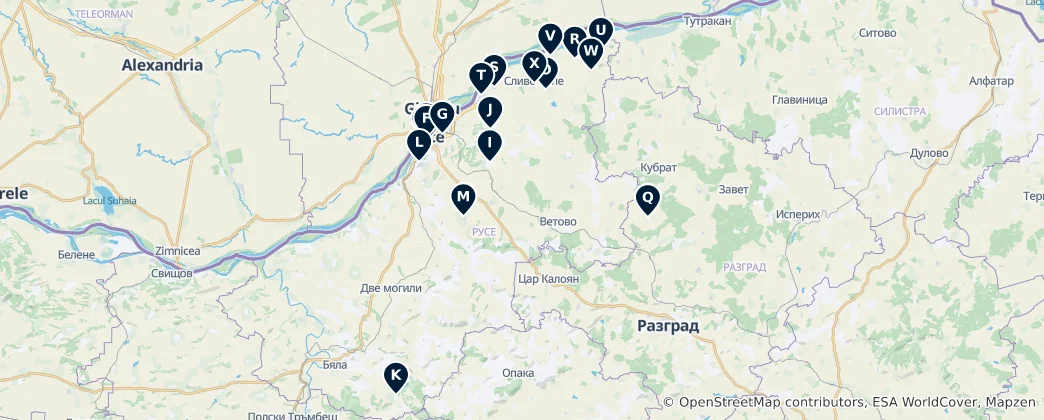 Mappa di Cultural Attractions