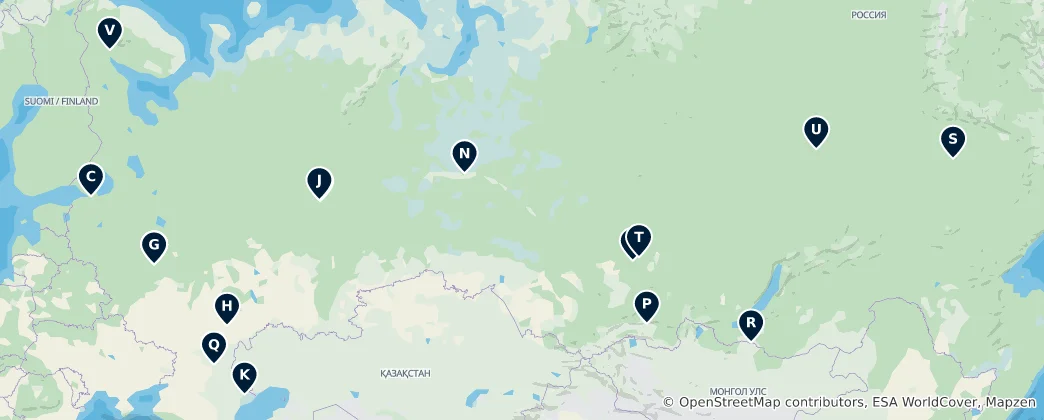 Mapa Museums and Galleries
