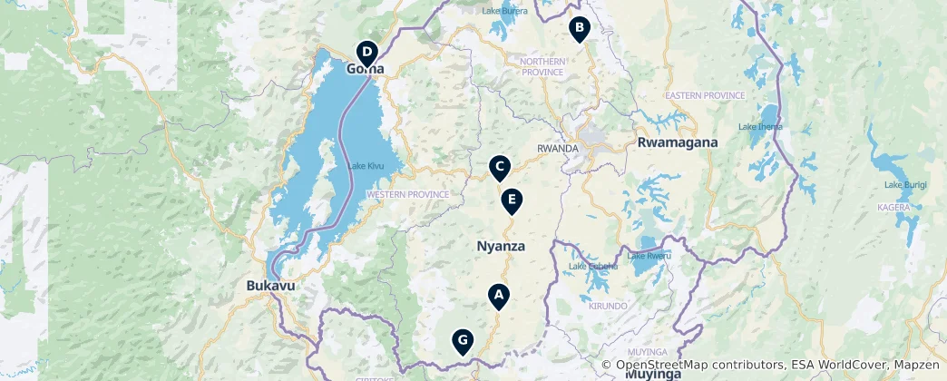 Map of Religious Landmarks