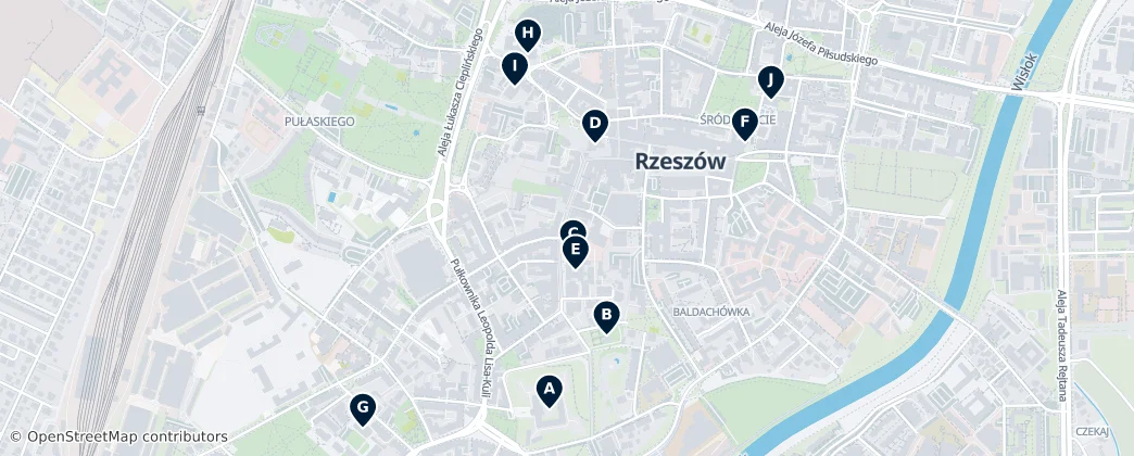 Rzeszów's Essential Landmarks and Cultural Gems — Map