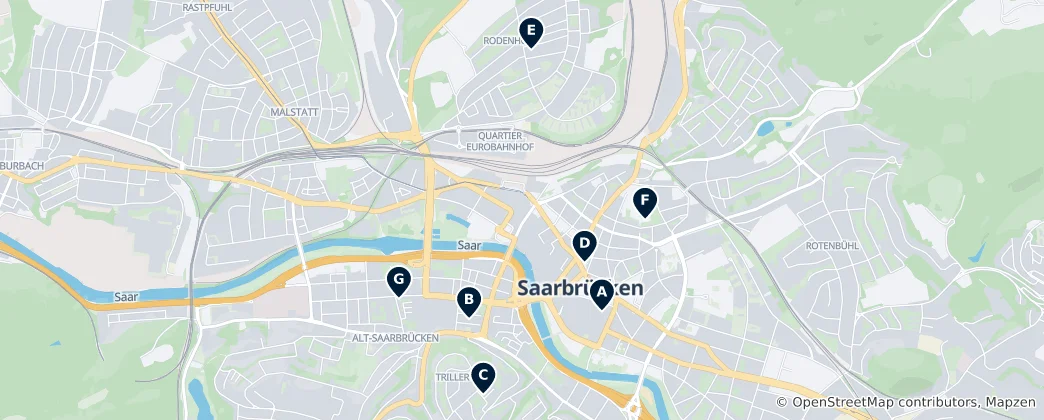 Mapa Historic Churches