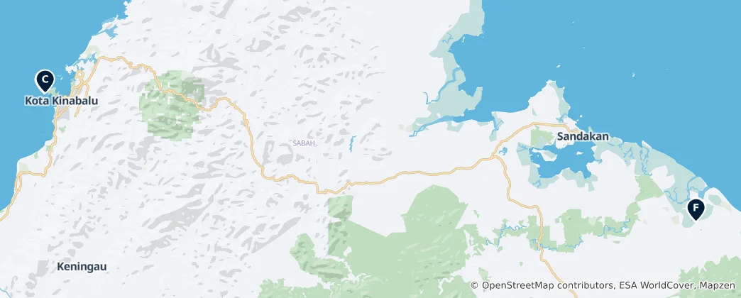 Map of Beaches and Marinas