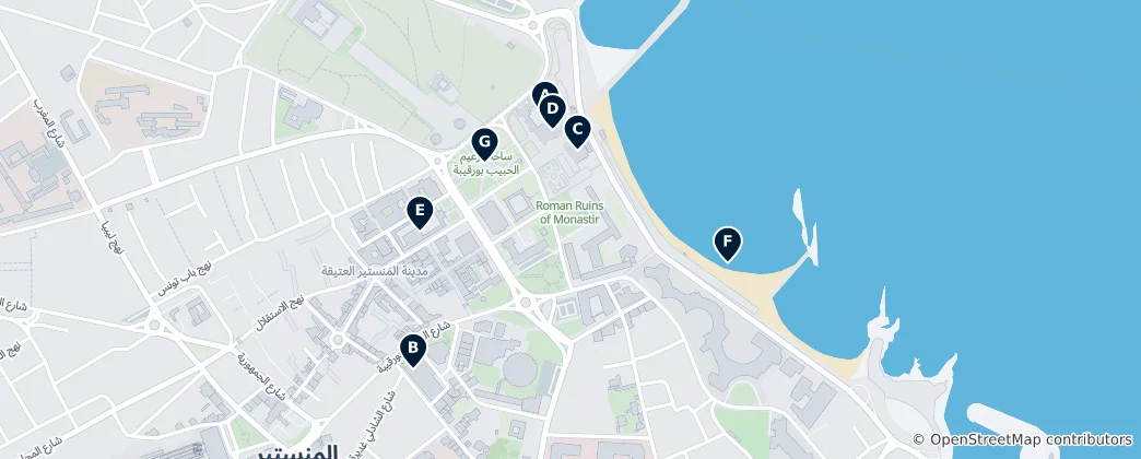 Karte von Monastir Essentials