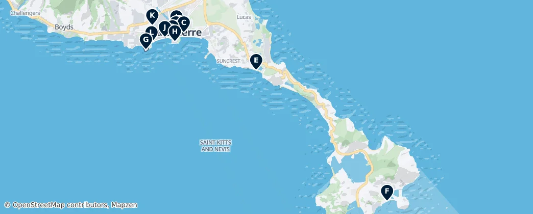 Saint George Basseterre Essentials — Map