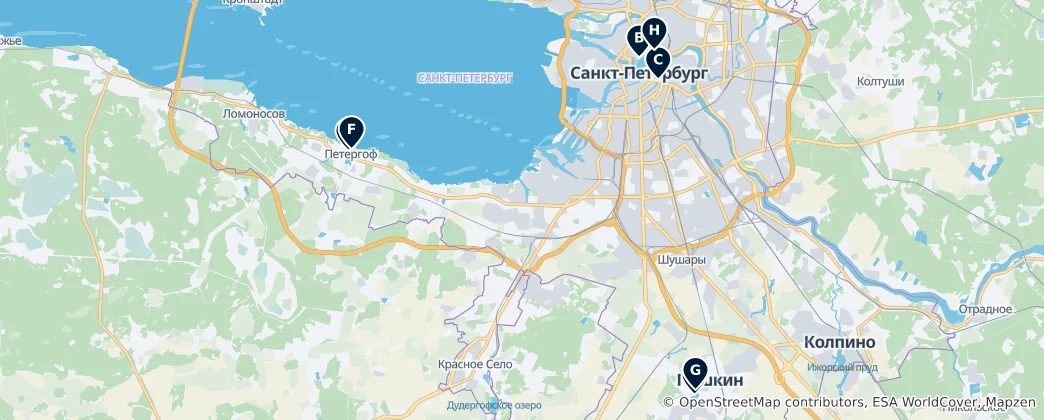 Map of Editor's Choice: Russian Icons