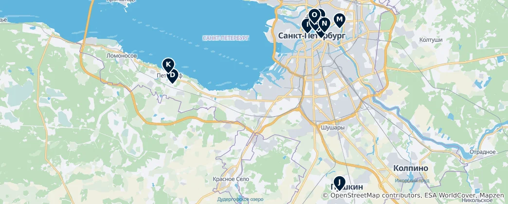 Mapa De Санкт-Петербург Essentials