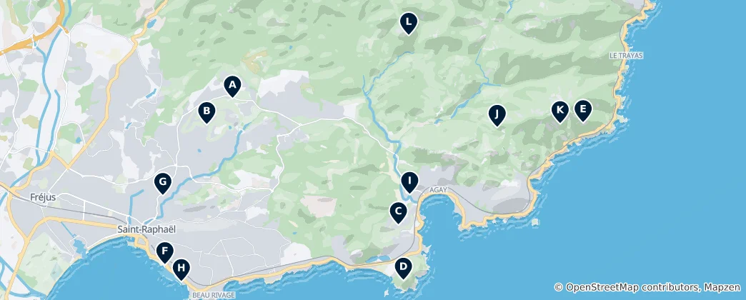 Mapa Sports & Outdoor Activities