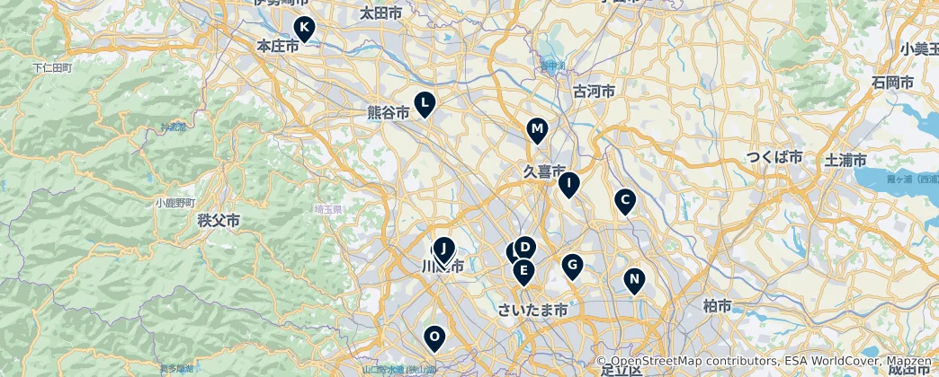 Mapa De Saitama Essentials