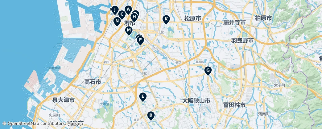 Shrines & Temples – Mapa
