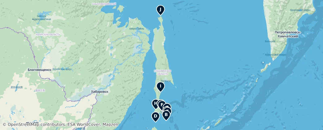 Sakhalin Essentials — Map