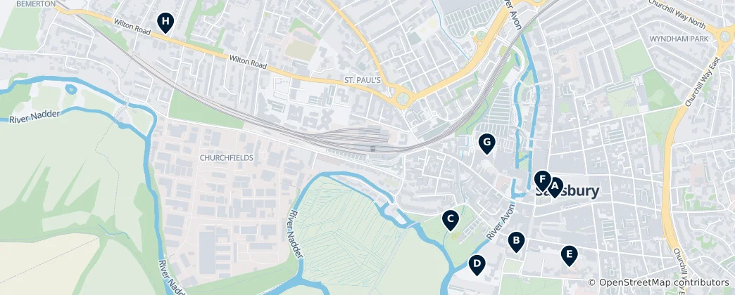 Map of Salisbury Essentials
